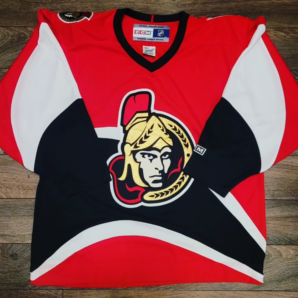 Adult XL CCM Ottawa Senators Red NHL Hockey Jersey
